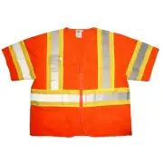 17 PACK Cordova V3200 5XL Safety Vest, COR-BRITE, Type R, Class 3