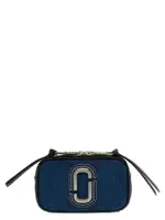 [Marc Jacobs] Marc Jacobs-The Denim Chain Snapshot Borse A Tracolla Blu-Donna OS Blue