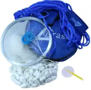 Fishing Cast Net with Aluminum Ring 3/8 or 1/2 Mesh for Saltwater Freshwater ...