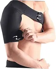 HOMOCONO Adjustable Sports Shoulder Belt Shoulder Pad Shoulder Support Gear for Right Shoulder Lightweight Shoulder Pad Belt