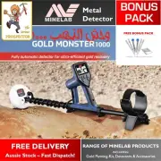 Minelab Gold Monster 1000 Metal Detector | Fully Automatic - GOLD | BONUS PACK!