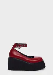 [Lamoda] Red Can't Stop Platform Creepers
