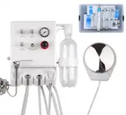 Wall Hanging Dental Turbine Unit 4 Hole with Weak Suction + NSK Handpiece Kit US