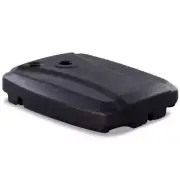 Clihome Patio Umbrella Base 15 lbs. Weighted Fill Water Sand Plastic Black