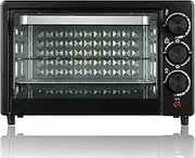 20L Portable Countertop Oven, Electric Pizza Mini Oven with Baking Tray and Grilling, Adjustable Temperature/Double Tube Heating/Timer, Multi Function Cooking Oven, for Home Kitchen