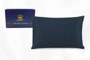 One Piece 100% Pure Two-Side Mulberry Silk Pillowcase Charcoal Blue