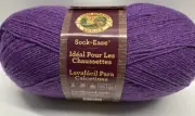 Lion Brand Sock-Ease Yarn Super Fine Grape Soda Purple 75% Wool Blend Skein NEW