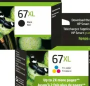 HP GENUINE 67XL Black + 67 Tri Color Ink Deskjet Plus Envy Pro 6400 Combo Lot