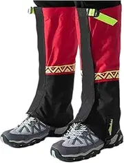 Breathable Men's and Women's Boot Gaiters Adjustable Lightweight Shoe Gaiters Gaiters for Snow Boots,TPU Buckle Strap,Suitable for Snowshoeing Hiking Mountaineering
