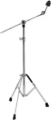 Compact Foldable Cymbal Stand with Durable Rubber Feet - 4.5lb Black Design