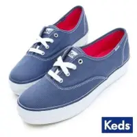 在飛比找Yahoo!奇摩拍賣優惠-Keds TRIPLE 女款藍厚底帆布鞋 NO.KB5590