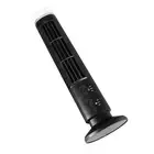 Illuminated USB Tower-shaped Bladeless Fan Black