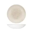 12x Round Coupe Bowl 248mm Grey Churchill Raku Crockery Restaurant