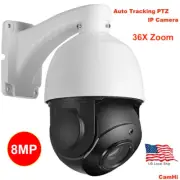 8MP 4K Sony IMX415 36X Zoom WIFI IP PTZ Speed Dome Security Camera Auto Tracking