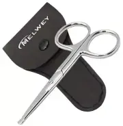 Rounded Stainless Steel Facial Hair Scissors/Safety Scissor for Nose Eyebrows