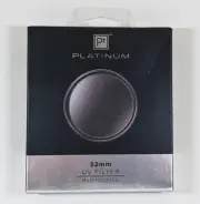 Platinum 52mm Multi-Coated UV Lens Filter for Digital Cameras – New in Box