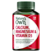 Natures Own Calcium & Magnesium With Vitamin D3 120 Tablets