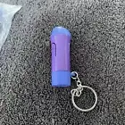 NEW TUPPERWARE KEYCHAINS FLASHLIGHT TORCH PURPLE BLUE