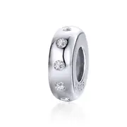 925 Sterling Silver Zircon Beaded Bracelet Accessories