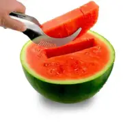 Watermelon Artifact Slicing Knife Corer Fruits Vegetables Stainless Steel