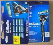 Gillette ProGlide Razor:1 Handle+13 Cartridges- Fits All ProGlide 100% Authentic