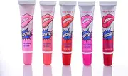 Remeehi 5 Colors Easy Use Magic Color Tatto Peel Off Long Lasting Waterproof Makeup Lip Gloss Lip Tint 5 Colors/Pack