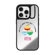 iPhone 16 Pro Mirror Ring Stand Case MagSafe Compatible You Are What You Eat Carbs