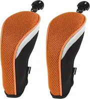 Andux Pack of 2 Mesh Golf Hybrid Club Head Covers w/No. Hang Tags