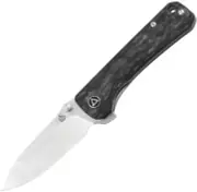 NEW QSP Knife Hawk Linerlock Shredded CF - CPM S35VN Folding Knives