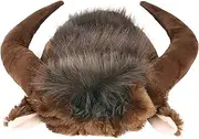 Funny Dog Costumes,Dog Creative Hat Bull Horn Mane Costume Wig Headgear | Funny Dog Bull Costume Pet Supplies for Photo