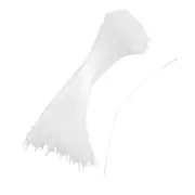 500 Pcs White Snap Lock Pins Security Loop Plastic Tag Fastener 7" 180mm