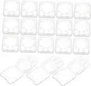 Hoement 24pcs Memory Card Storage Box Computer Memory Card Cases Computer Memory Card Holder Memory Card Case Small Memory Card Case Holder Plastic Card Case