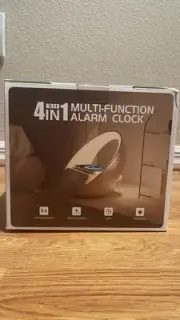 Bluetooth Alarm Clock, 15W Fast Wireless Charging. Bluetooth Speaker.