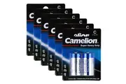 6x 2pc Camelion Super Heavy Duty C R14P 1.5V Battery Carbon Zinc Power Batteries