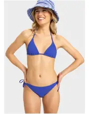 [Roxy] Aruba Moderate Bikini Bottom in Dazzling Blue