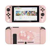 GeekShare Protective Case for Nintendo Switch TPU Slim Case Steamed bun Bunny
