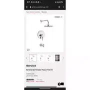 American Standard Berwick shower trim kit