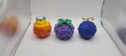 Set Of 3 Devil Fruit Grinders From One Piece Anime 63mm 3 Chamber Herb Grinder