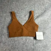 Beyond Yoga Sports Bra Women’s XS Crossover Spacedye Clove Brown Athleisure