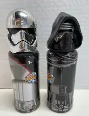Star Wars Super Miracle Bubbles 8 oz Kylo Ren & Captain Phasma Figures 2015 NEW