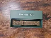 Panerai 27mm OEM Eileen Brown Leather Strap for 22mm Ardillon / Tang Buckle