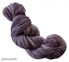1 x 100g - Hand dyed Alpaca & Nylon 4ply 364m yarn - Purple & Mauve