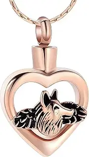 [BIAIHQIE] Cremation Jewelry Pendant Necklace for Ashes Memorial Urn Stainless Steel Keepsake for Loved One