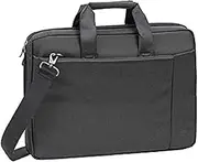 Rivacase Central Laptop Messenger Bag, Black, 15.6 inch