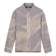 [JiyongKim] Sun-Bleached Detachable Collar Shirt