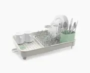 Extend™ Expandable Dish Drainer - Stone-Green | Joseph Joseph AU