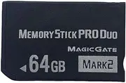 Original 64GB Pro Duo (MARK2) MS Memory Stick for PSP 1000 2000 3000 /Camera Memory Card