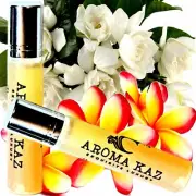 Frangipani Gardenia Jasmine Perfume Roll On Fragrance Oil Vegan Cruelty Free
