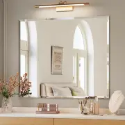 Bathroom Mirrors for Wall Beveled, 30"X36" Frameless Bathroom Vanity Mirror, Wal