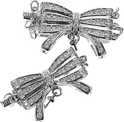 Beatifufu Fashion Jewelry Accessories 2 Pack Layering Necklace Clasp Bracelet Connector for DIY Jewelry Repair